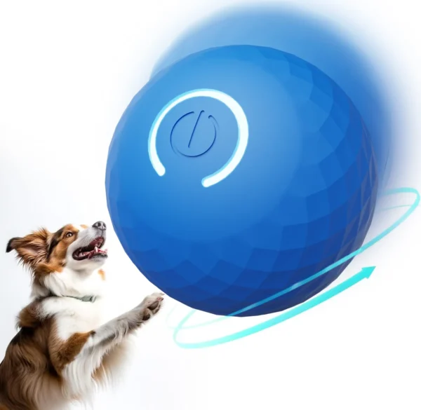 Interactive Dog Ball Toy Self-Rolling Electric Smart Ball Boredom-Relief Rechargeable