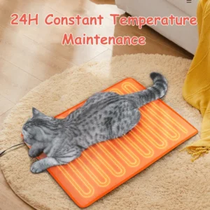 Pet Heating Pad Consistent Temperature Mat Scratch-Resistant Durable Cat Warm Electric Safe