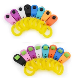 Dog Train Clickers with Finger Ring Loop