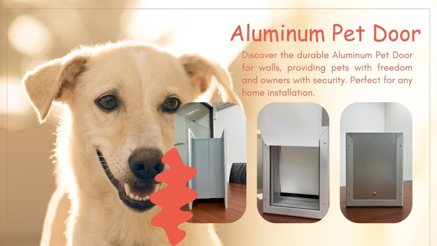 aluminum pet door for wall wholesale