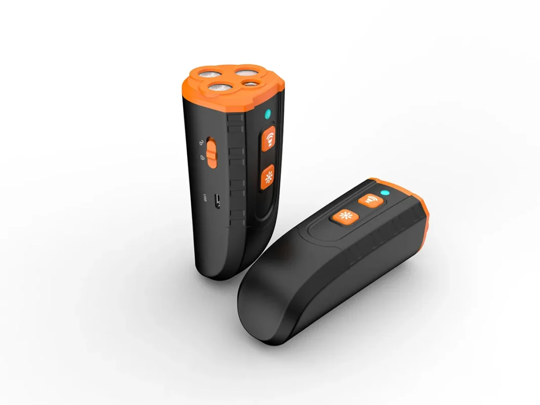 2024 Upgraded 3 Ultrasonic Emitters Dog Repeller with Flashlight Dog Bark Trainer Barking Control