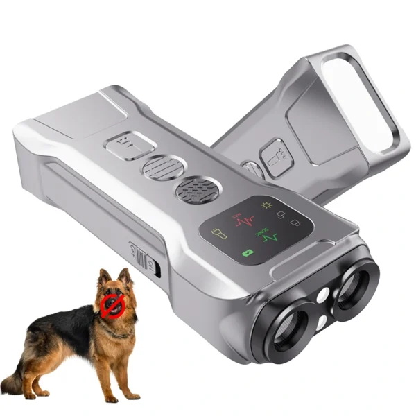 Ultrasonic Barking Dogs Repeller flashlight