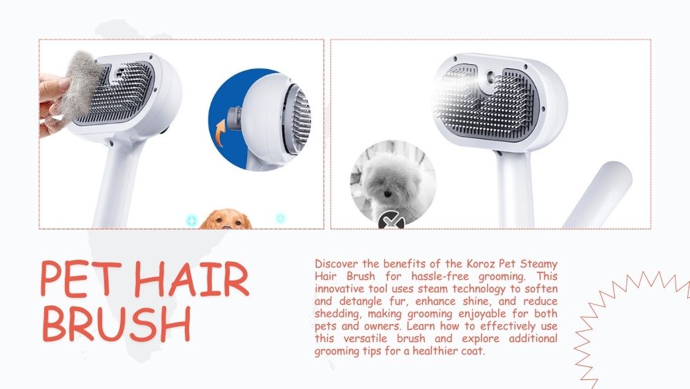 pet hair brush steamy misty